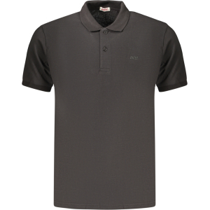 RIFLE POLO MANICHE CORTE UOMO - Nero