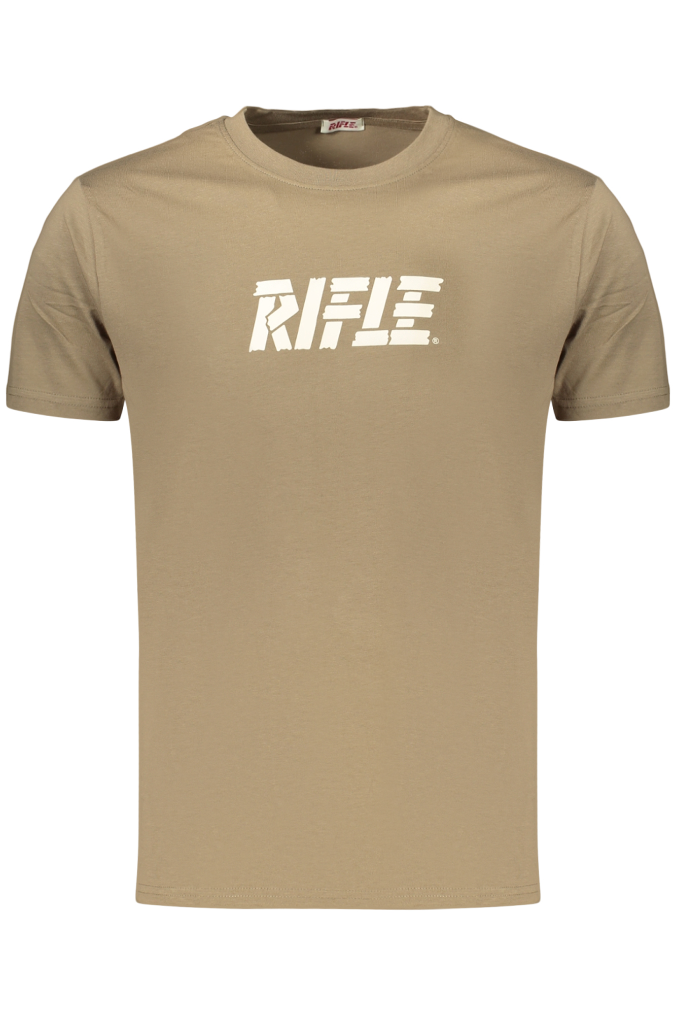 RIFLE T-SHIRT MANICHE CORTE UOMO - Marrone