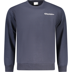SUPERGA FELPA SENZA ZIP UOMO - Blu