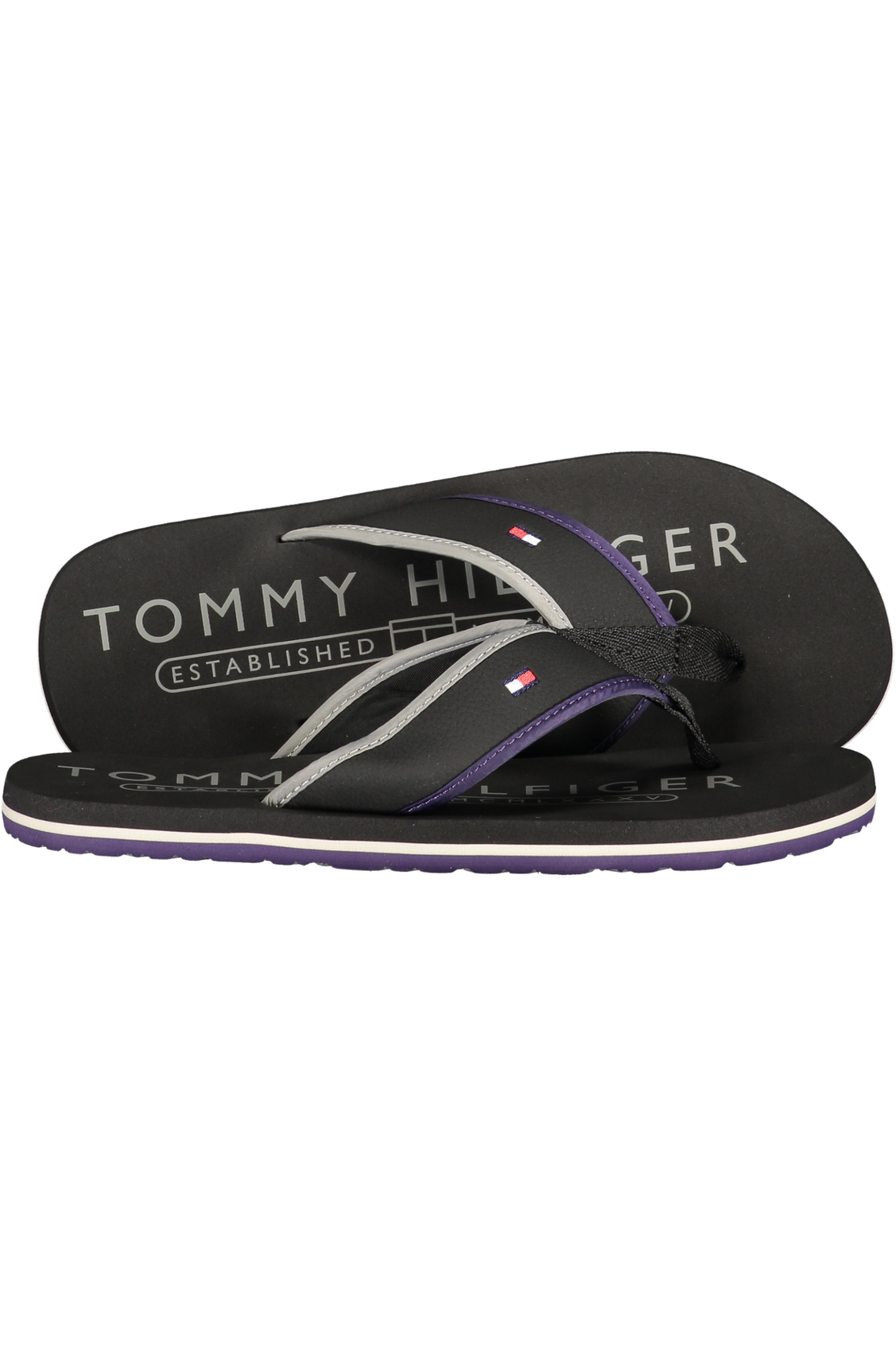 TOMMY HILFIGER CALZATURA CIABATTA UOMO - Nero