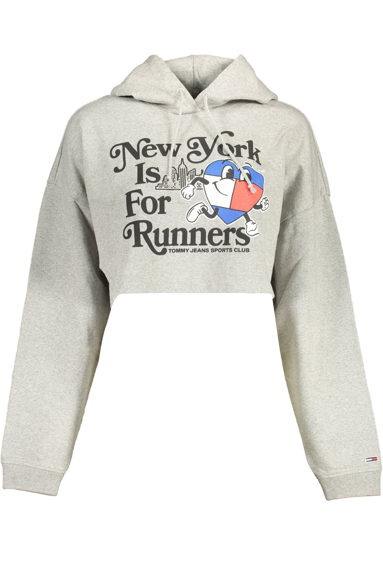 TOMMY HILFIGER FELPA SENZA ZIP DONNA - Grigio