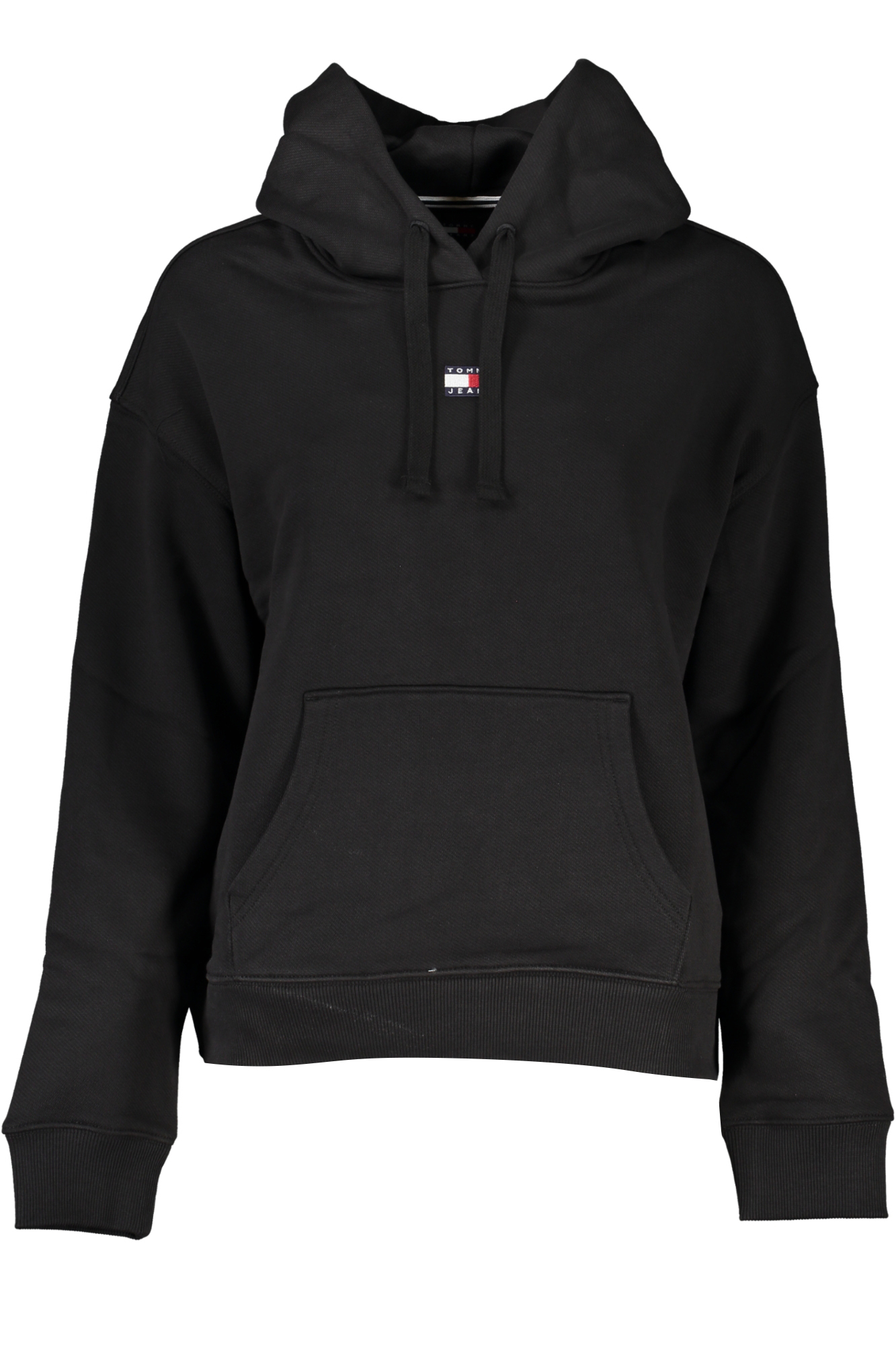 TOMMY HILFIGER FELPA SENZA ZIP DONNA - Nero