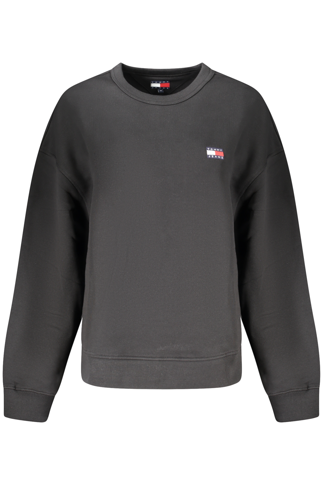 TOMMY HILFIGER FELPA SENZA ZIP DONNA - Nero