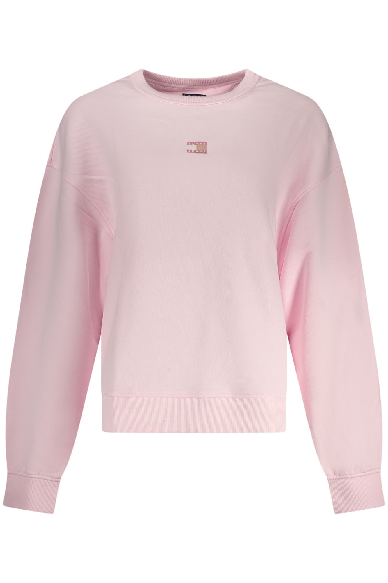 TOMMY HILFIGER FELPA SENZA ZIP DONNA - Rosa