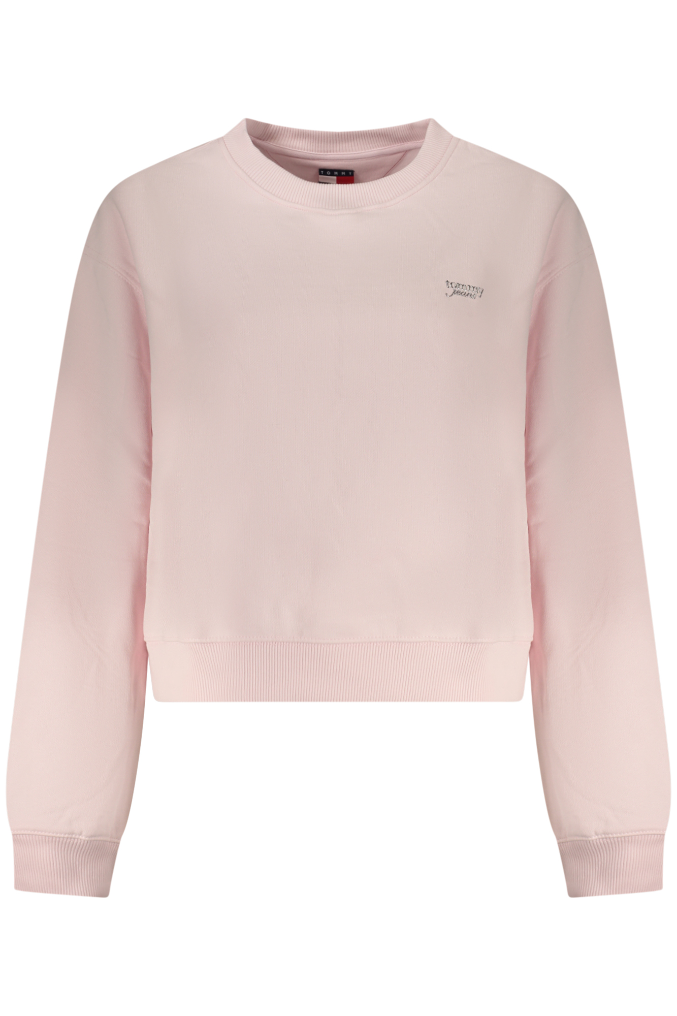 TOMMY HILFIGER FELPA SENZA ZIP DONNA - Rosa