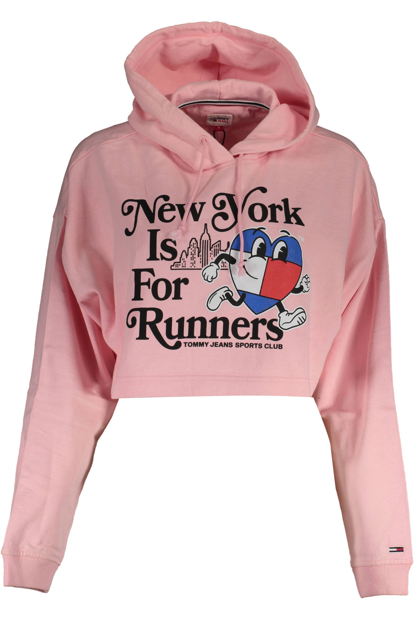 TOMMY HILFIGER FELPA SENZA ZIP DONNA - Rosa