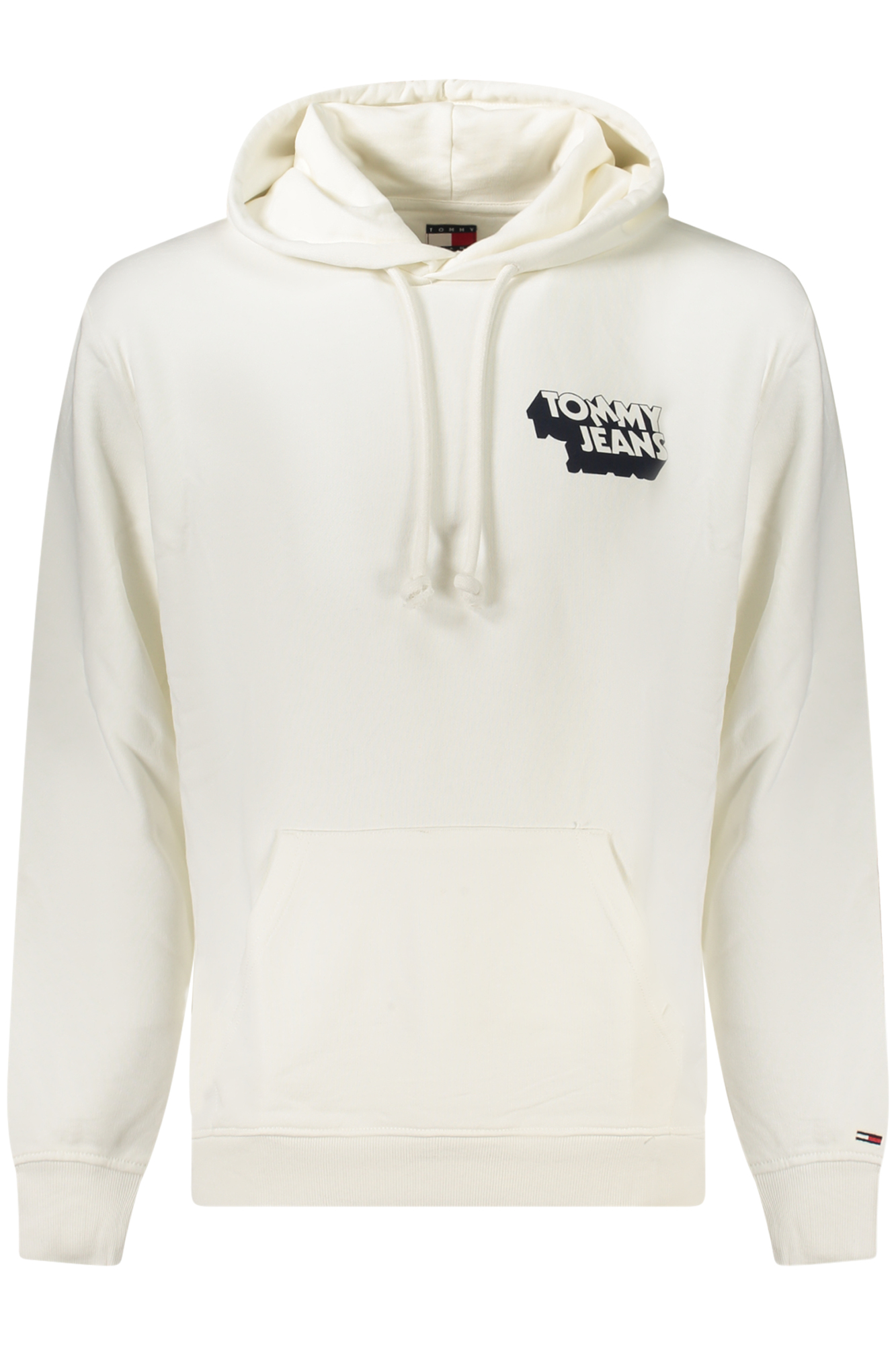 TOMMY HILFIGER FELPA SENZA ZIP UOMO - Bianco