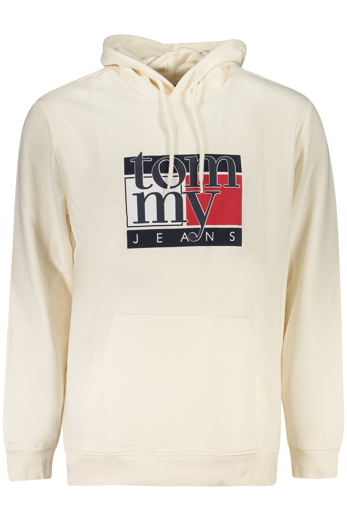TOMMY HILFIGER FELPA SENZA ZIP UOMO - Bianco