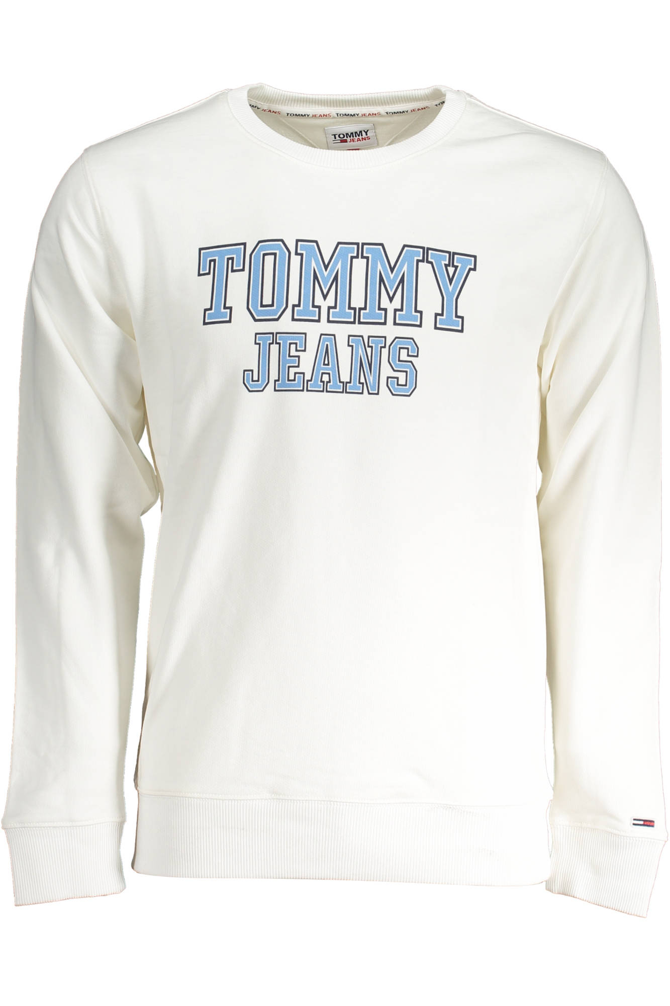 TOMMY HILFIGER FELPA SENZA ZIP UOMO - Bianco