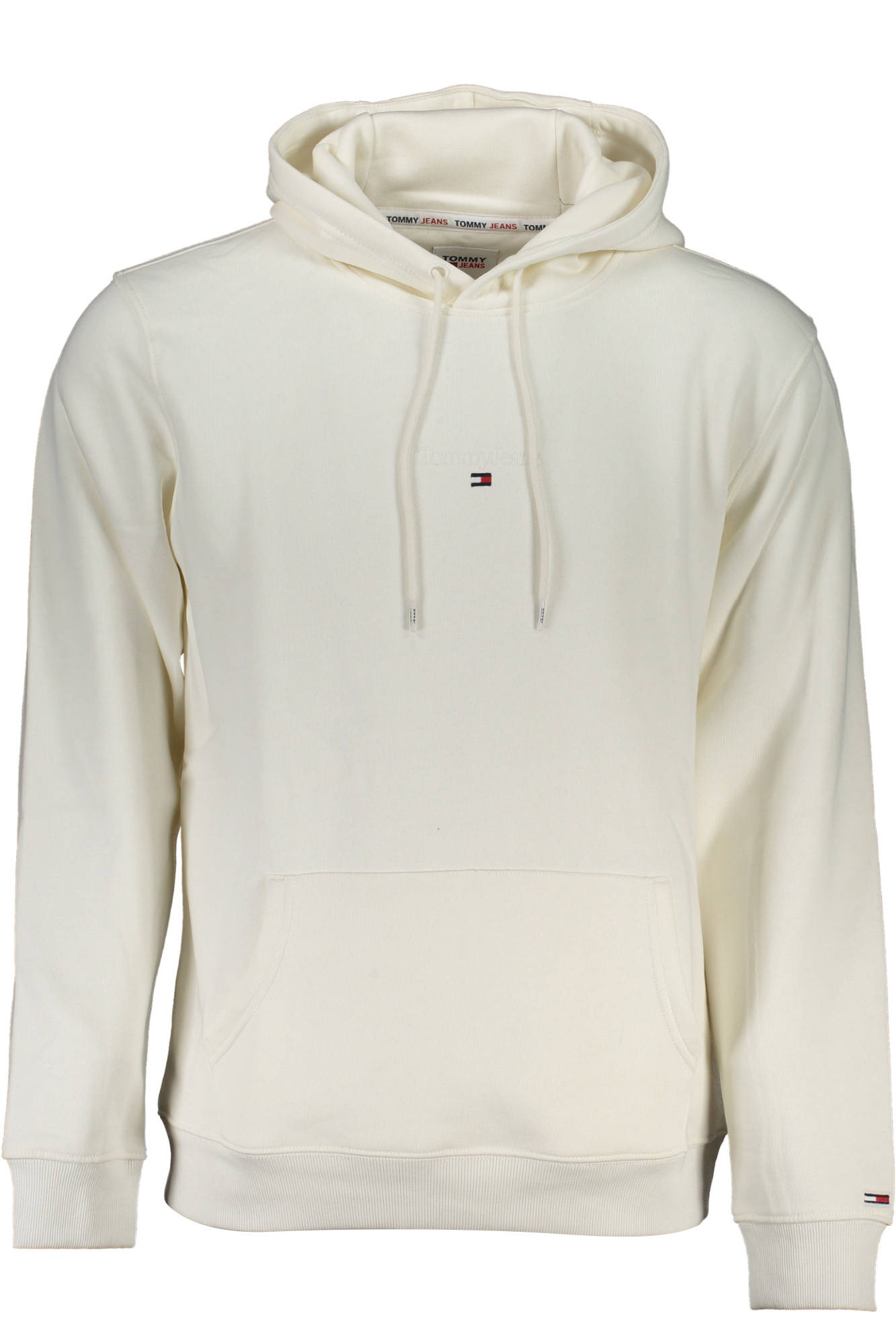 TOMMY HILFIGER FELPA SENZA ZIP UOMO - Bianco