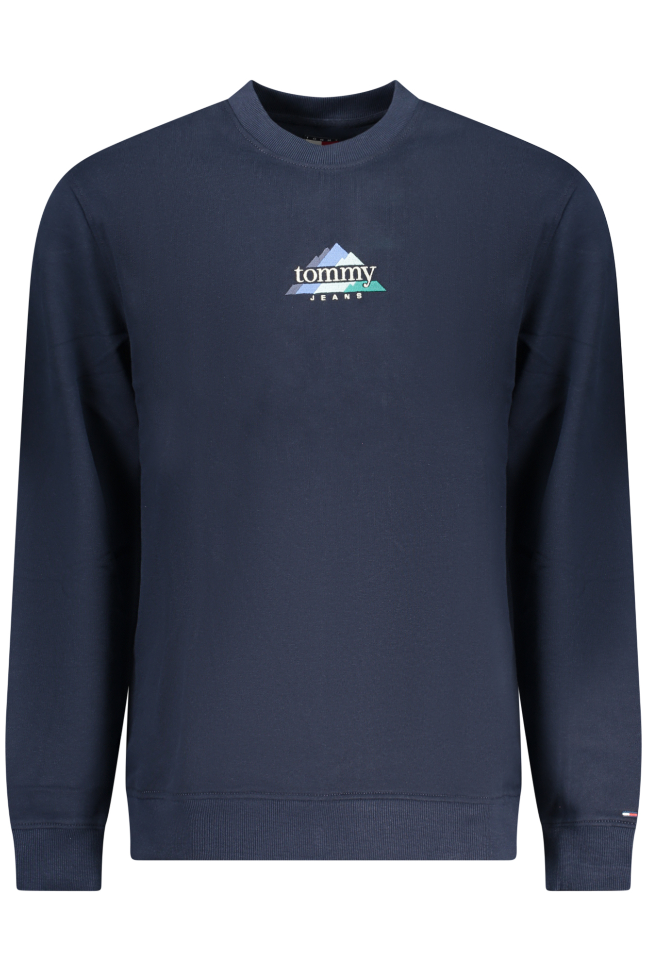 TOMMY HILFIGER FELPA SENZA ZIP UOMO - Blu