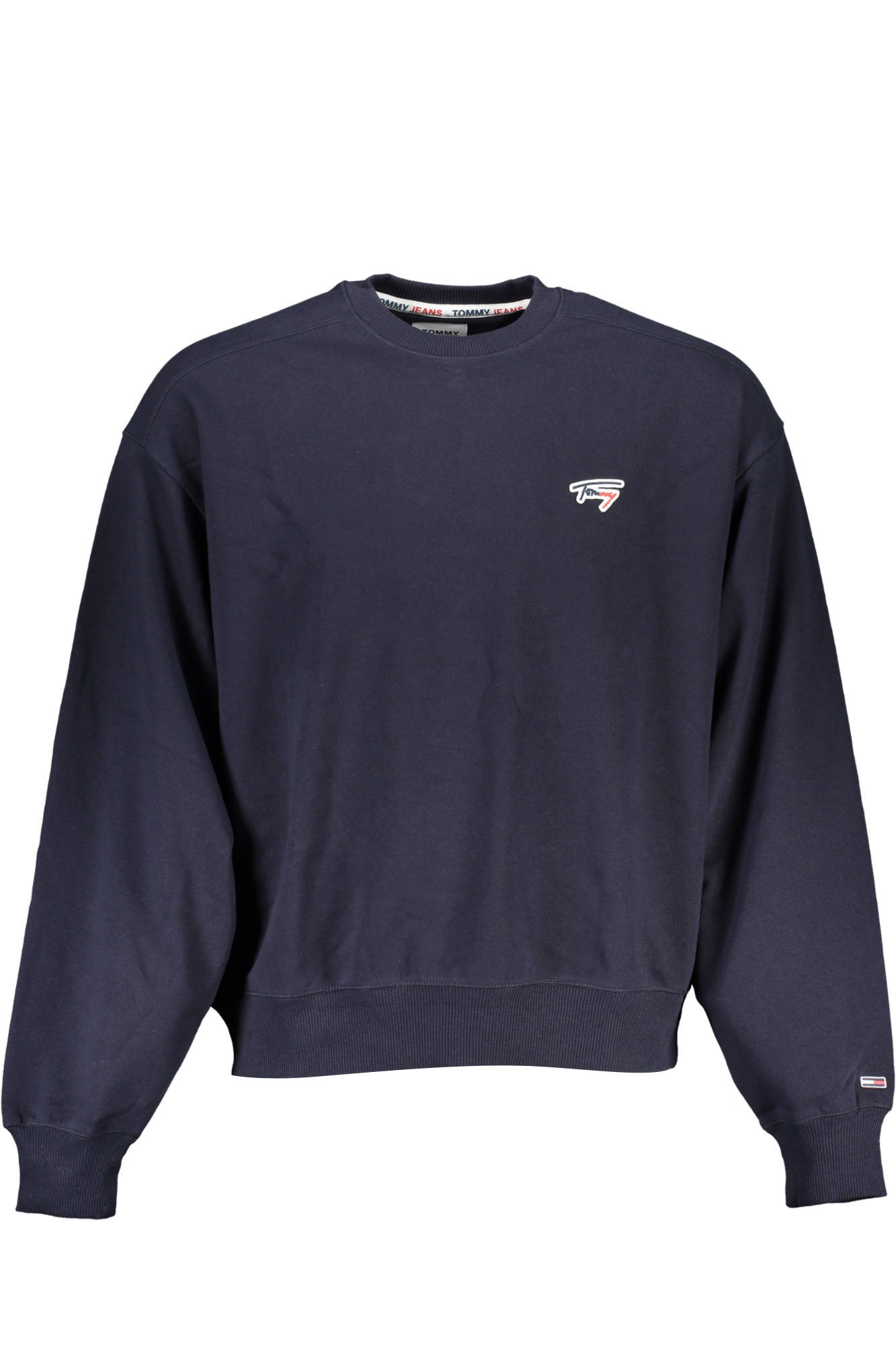 TOMMY HILFIGER FELPA SENZA ZIP UOMO - Blu