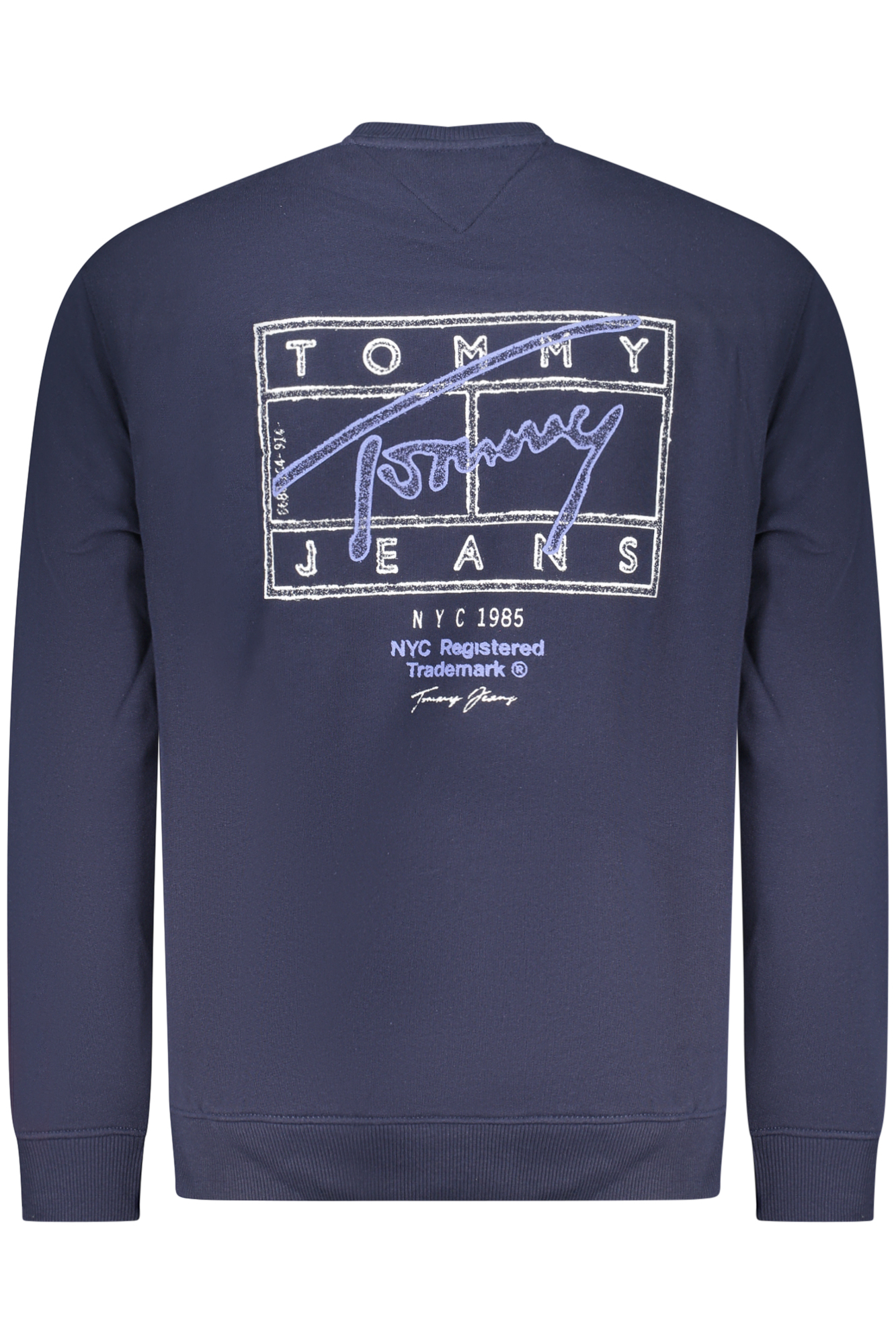 TOMMY HILFIGER FELPA SENZA ZIP UOMO - Blu - immagine 2
