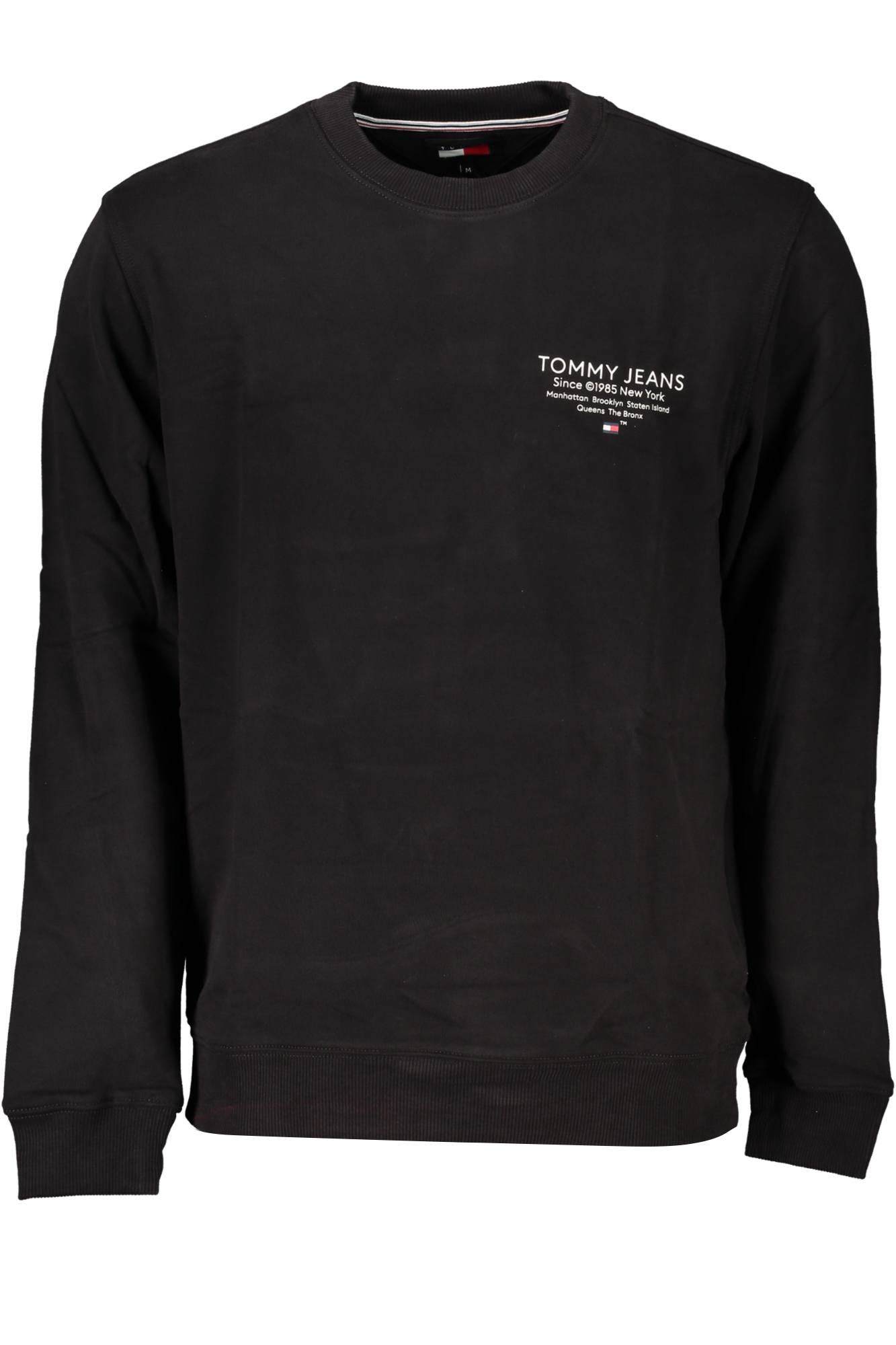 TOMMY HILFIGER FELPA SENZA ZIP UOMO - Nero