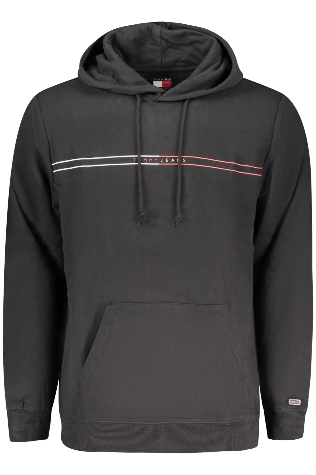 TOMMY HILFIGER FELPA SENZA ZIP UOMO - Nero
