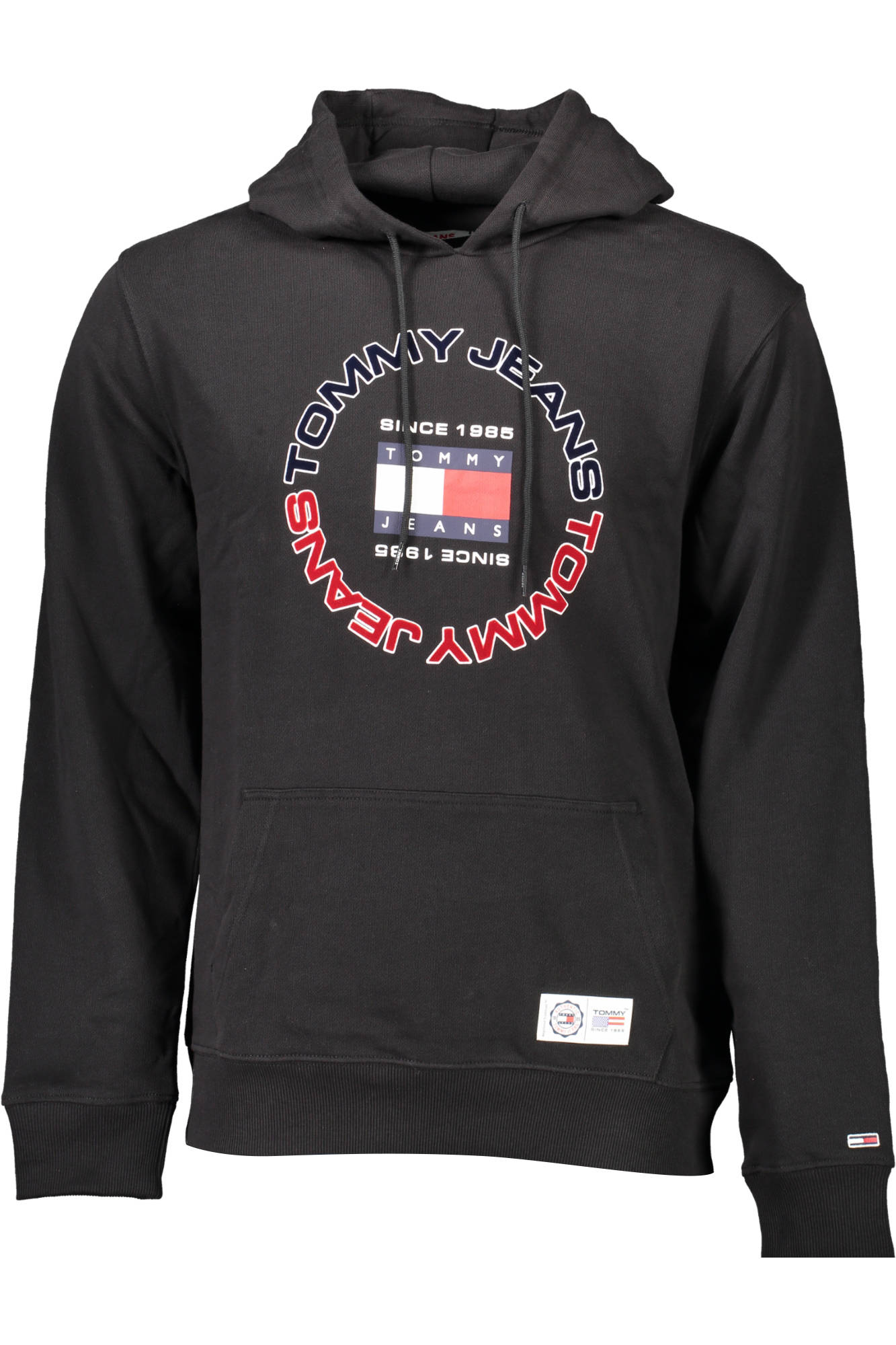 TOMMY HILFIGER FELPA SENZA ZIP UOMO - Nero