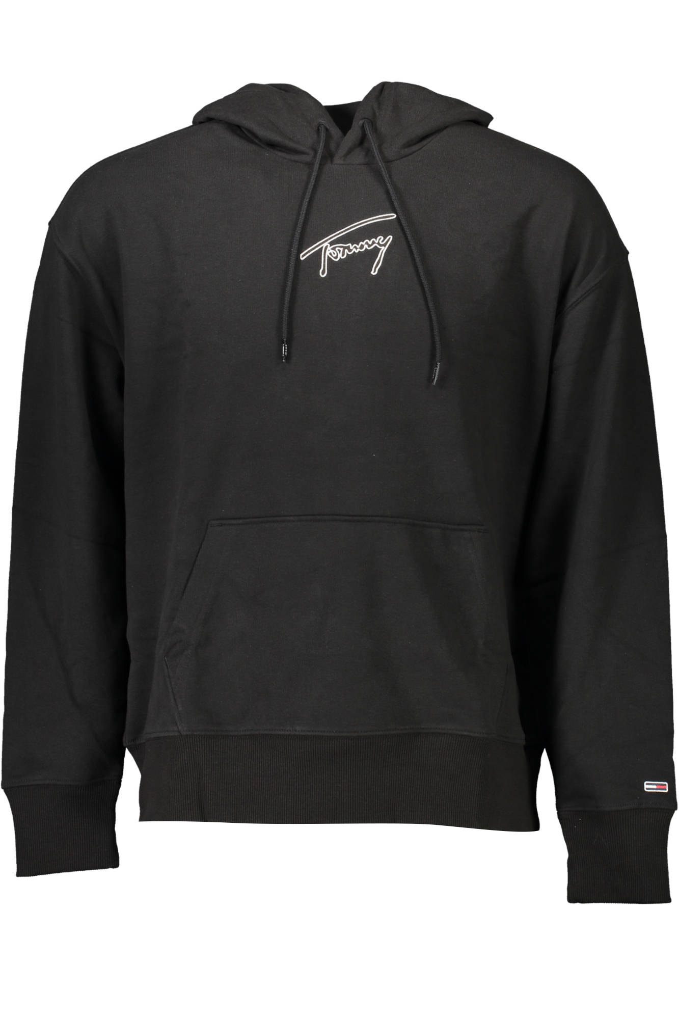 TOMMY HILFIGER FELPA SENZA ZIP UOMO - Nero