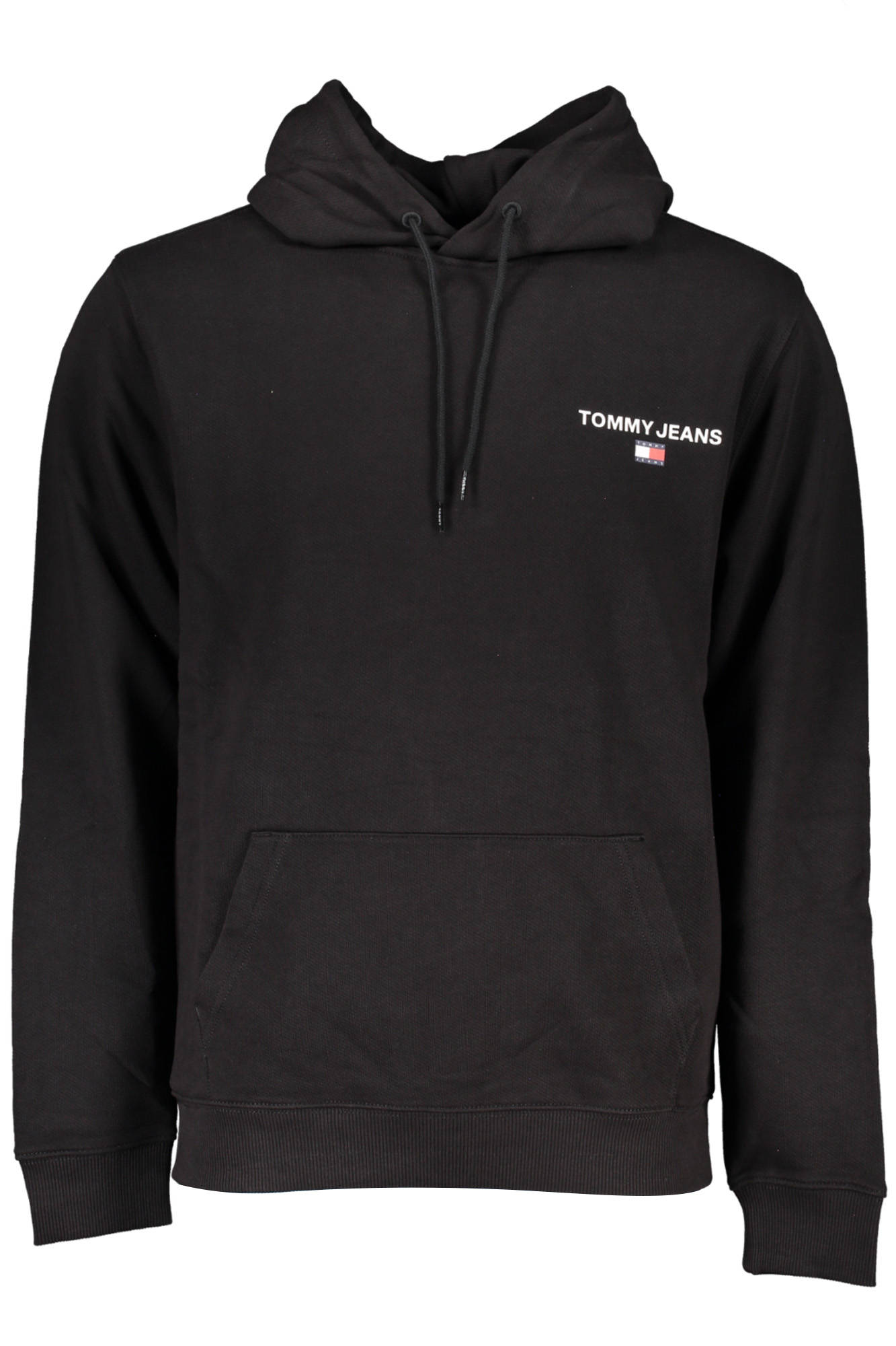 TOMMY HILFIGER FELPA SENZA ZIP UOMO - Nero