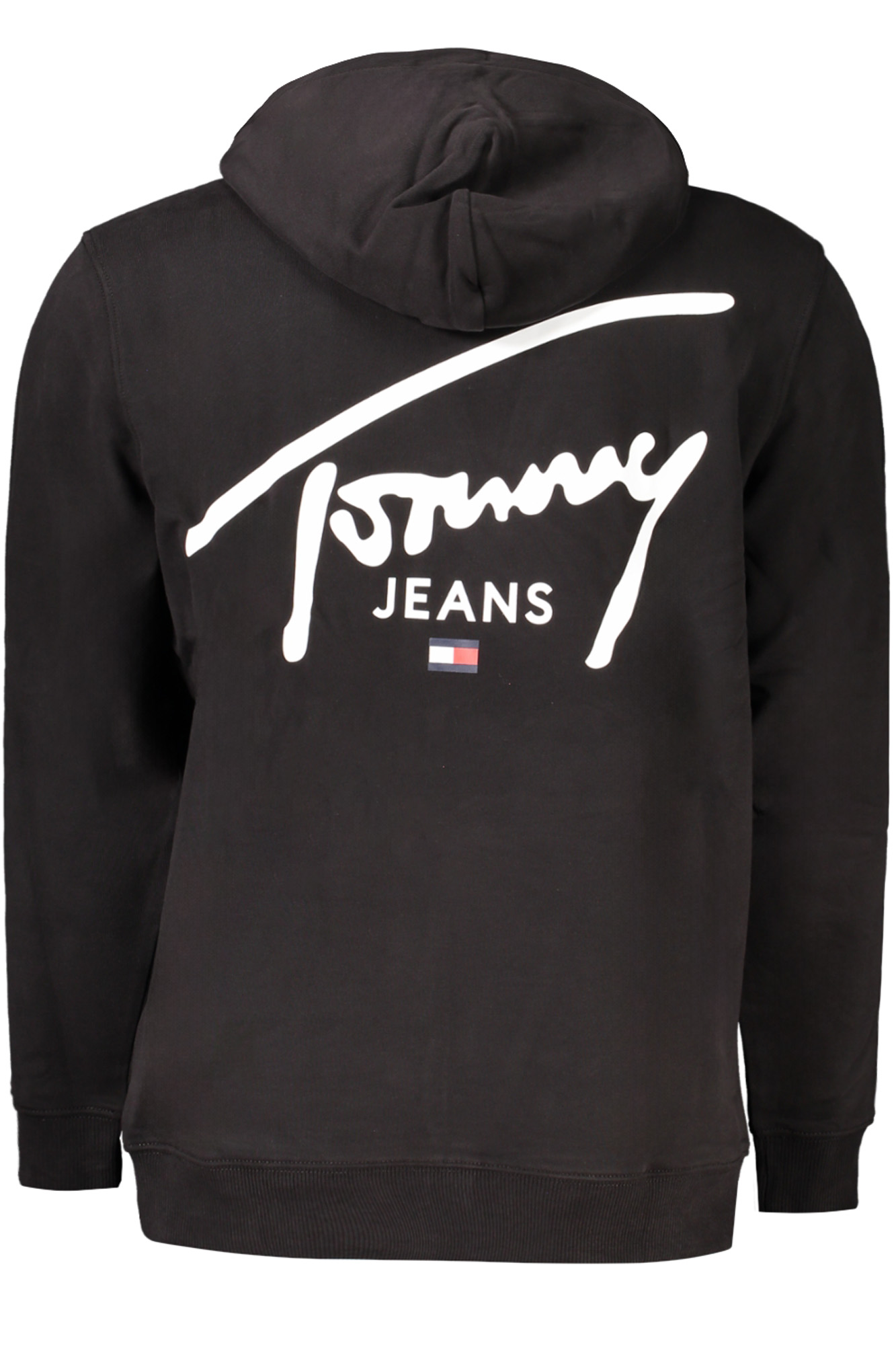 TOMMY HILFIGER FELPA SENZA ZIP UOMO - Nero - immagine 2