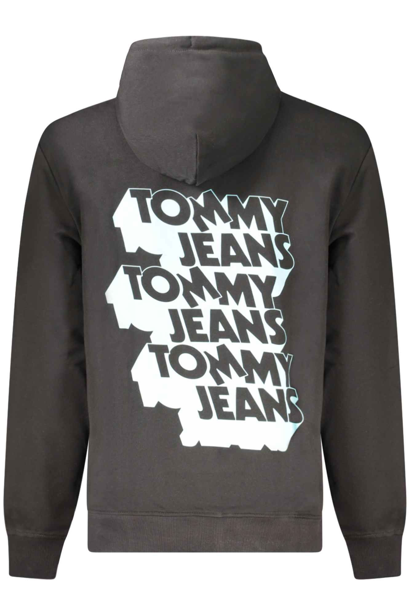 TOMMY HILFIGER FELPA SENZA ZIP UOMO - Nero - immagine 2