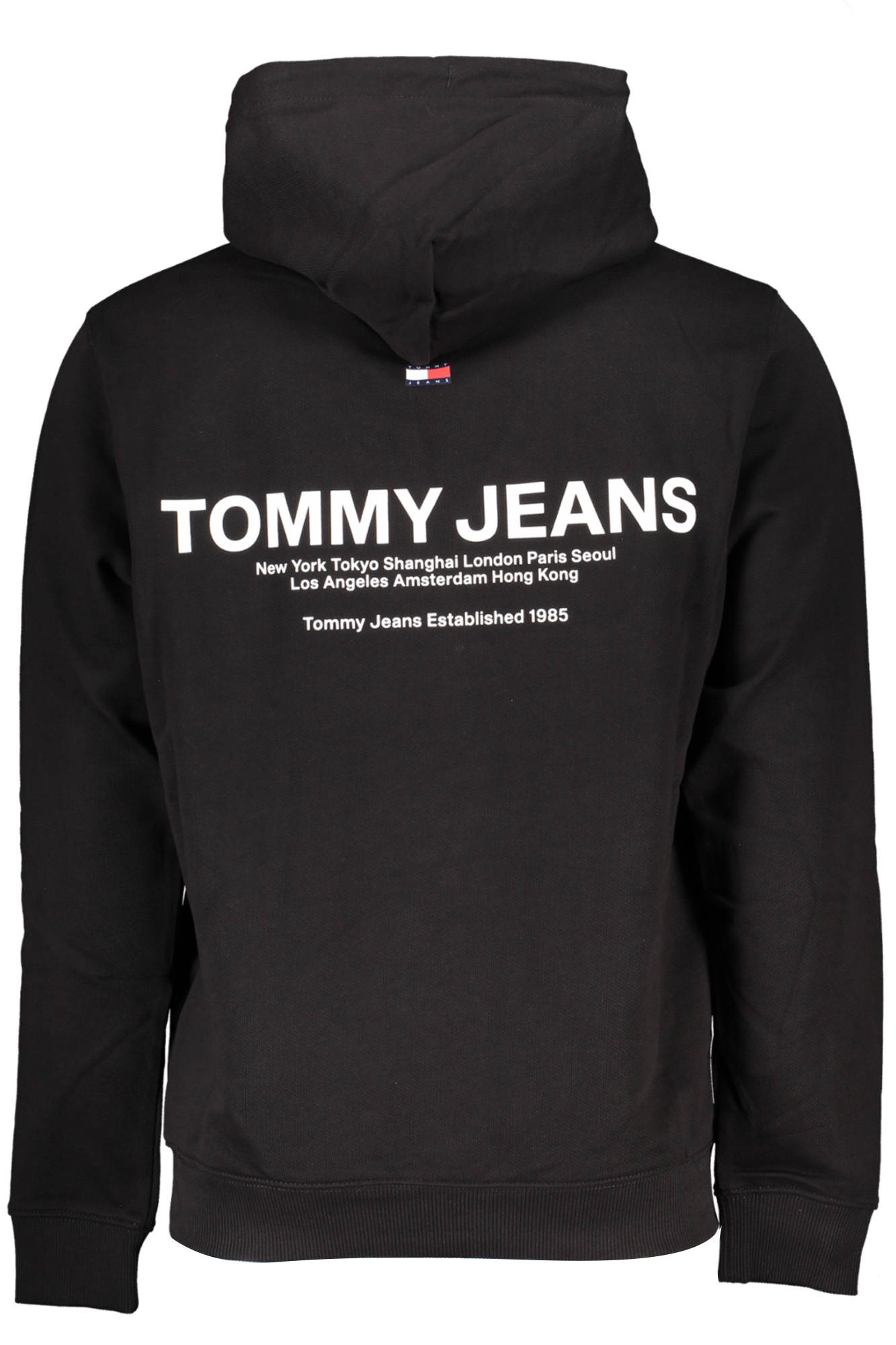 TOMMY HILFIGER FELPA SENZA ZIP UOMO - Nero - immagine 2