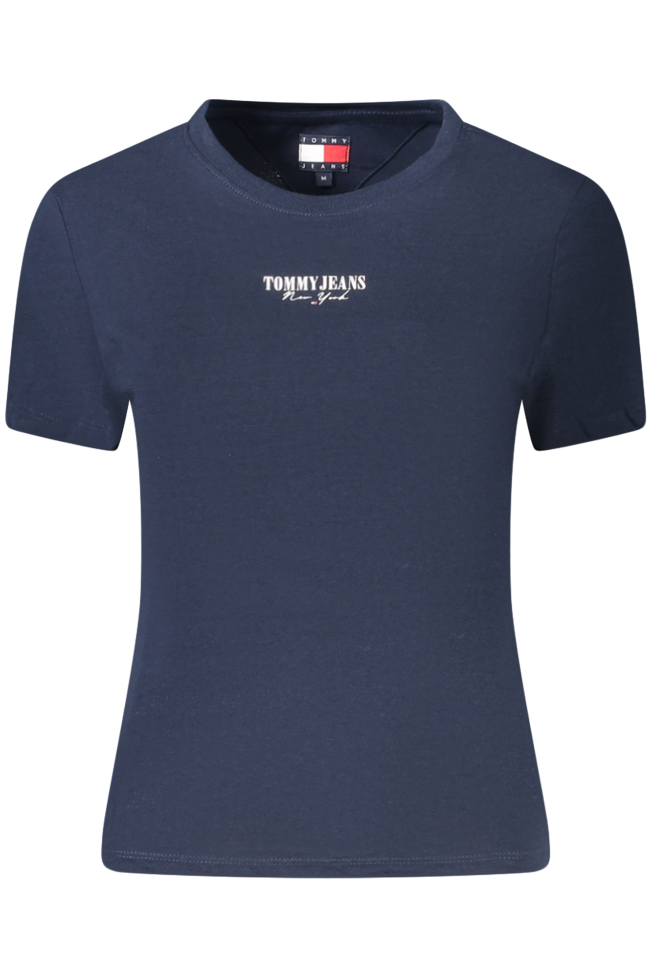 TOMMY HILFIGER T-SHIRT MANICHE CORTE DONNA - Blu