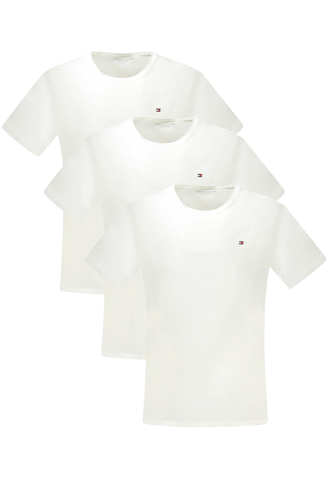 TOMMY HILFIGER T-SHIRT MANICHE CORTE UOMO - Bianco