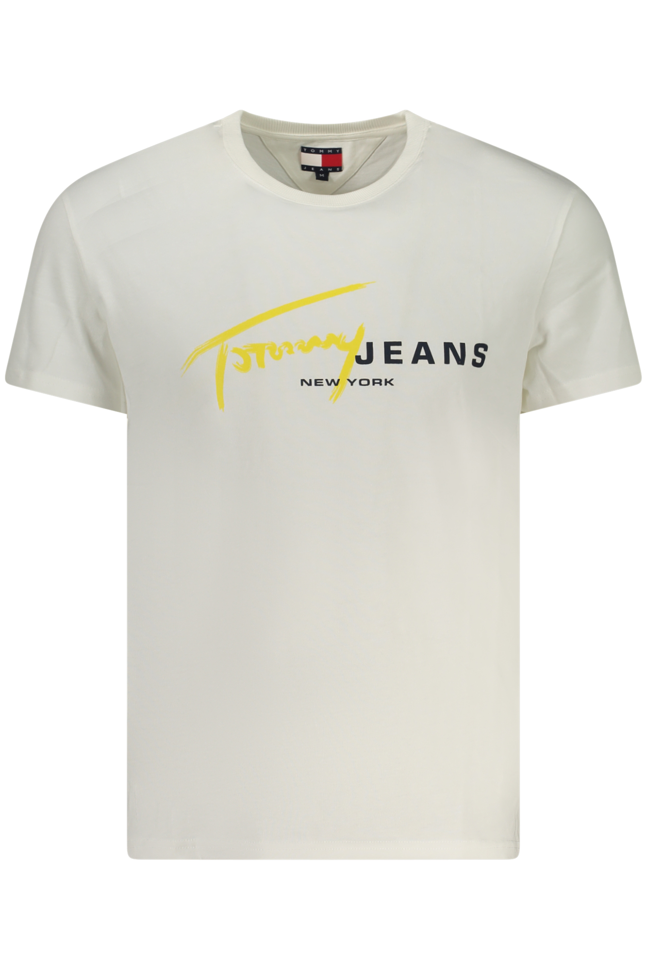 TOMMY HILFIGER T-SHIRT MANICHE CORTE UOMO - Bianco