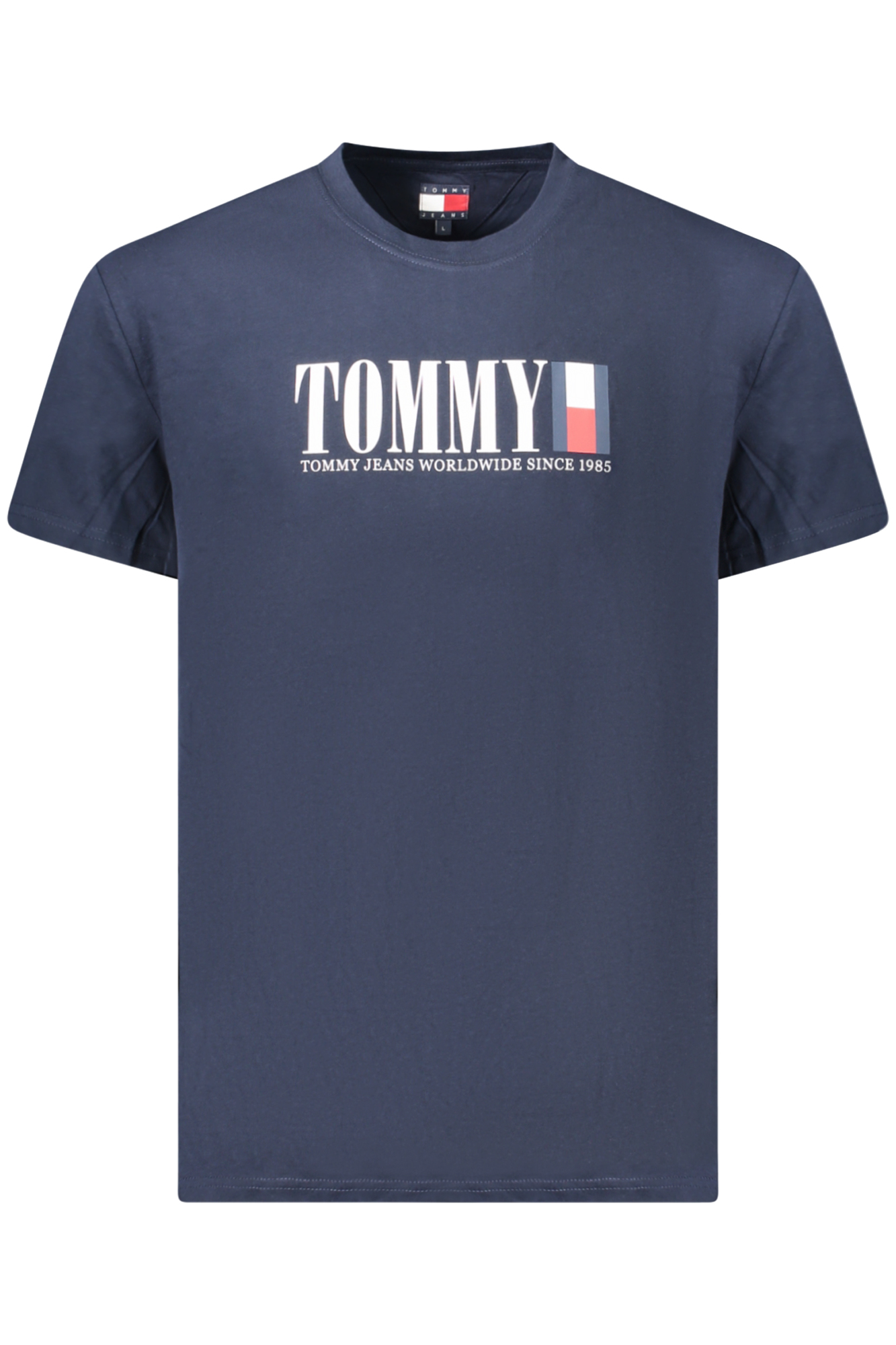 TOMMY HILFIGER T-SHIRT MANICHE CORTE UOMO - Blu