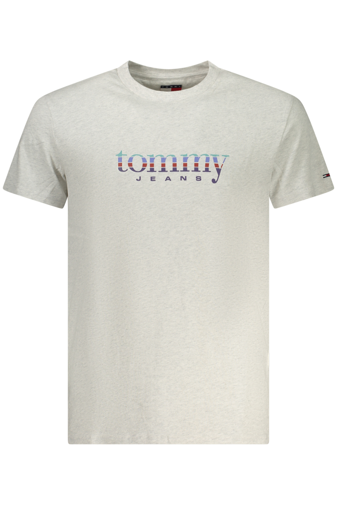 TOMMY HILFIGER T-SHIRT MANICHE CORTE UOMO - Grigio