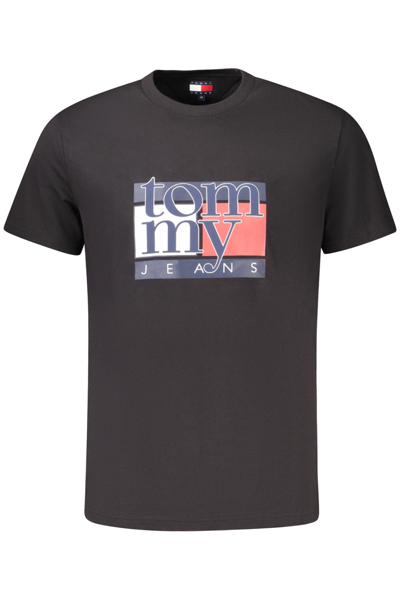 TOMMY HILFIGER T-SHIRT MANICHE CORTE UOMO - Nero