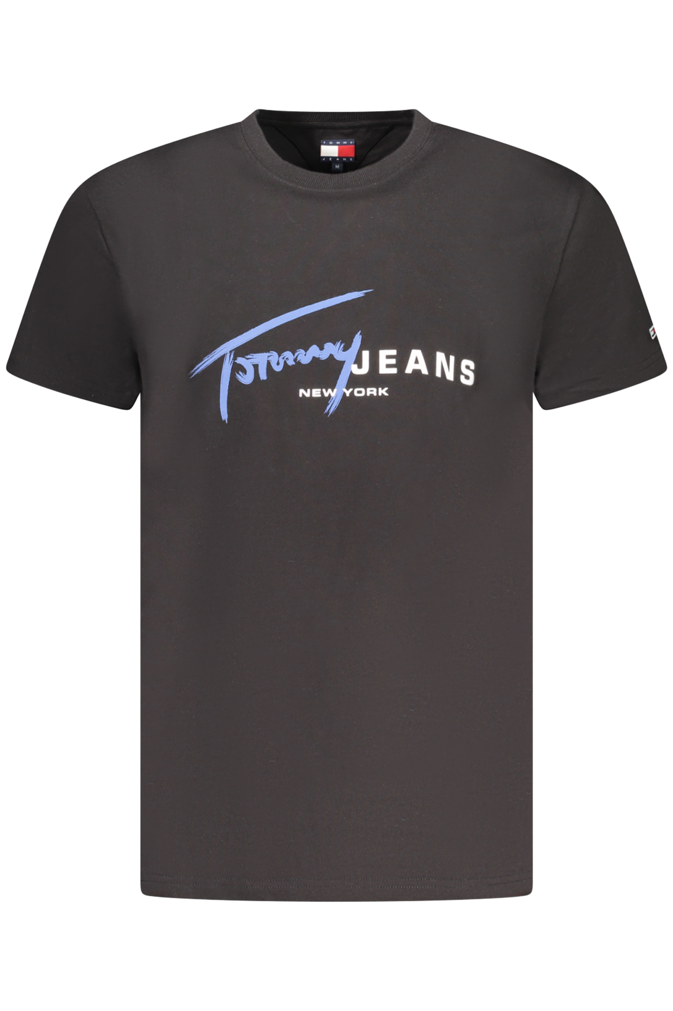 TOMMY HILFIGER T-SHIRT MANICHE CORTE UOMO - Nero
