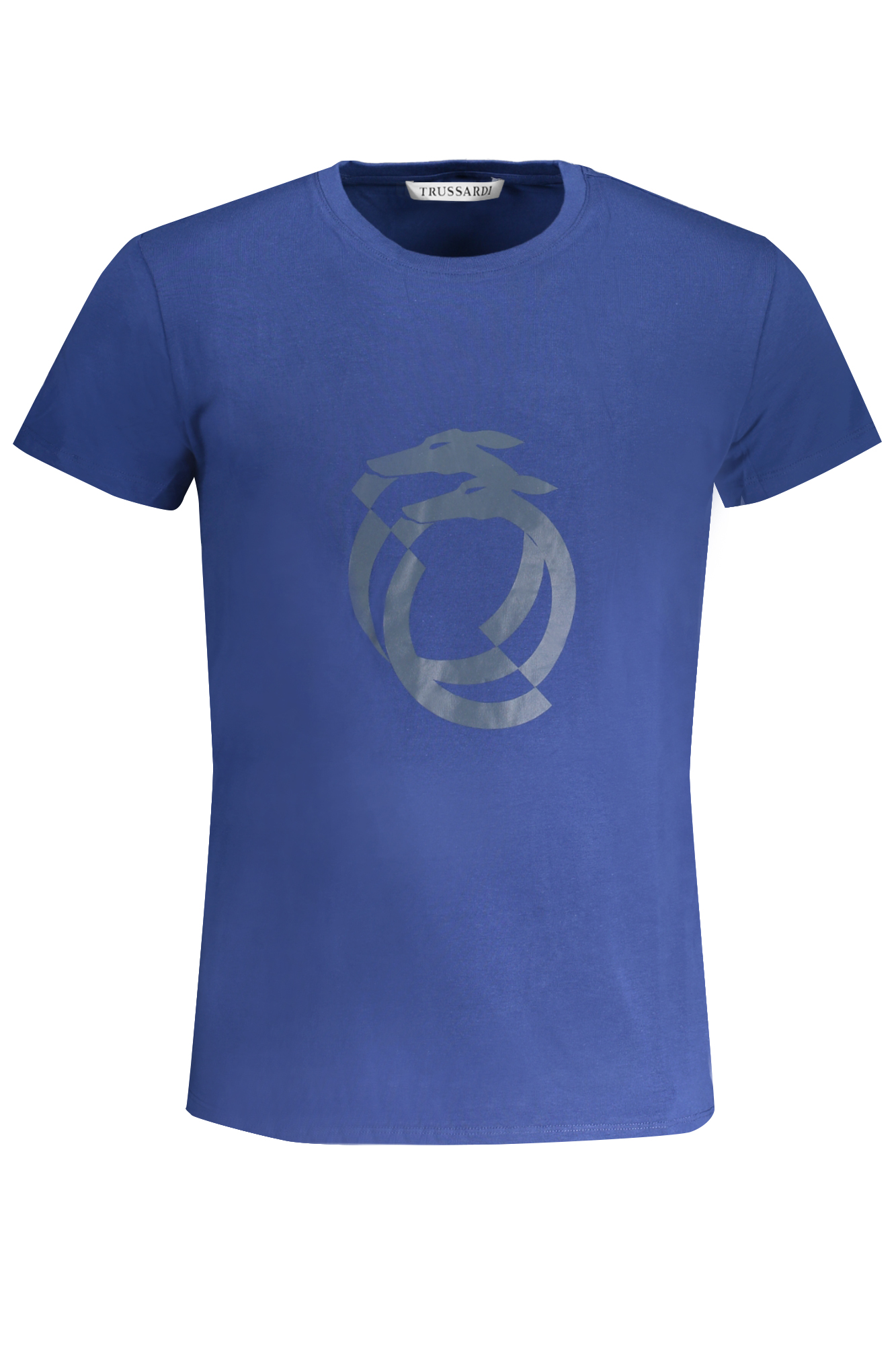TRUSSARDI T-SHIRT MANICHE CORTE UOMO - Blu