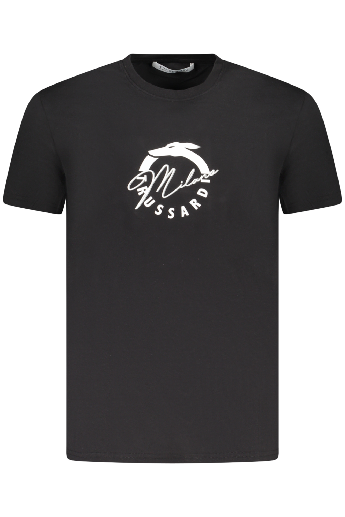 TRUSSARDI T-SHIRT MANICHE CORTE UOMO - Nero
