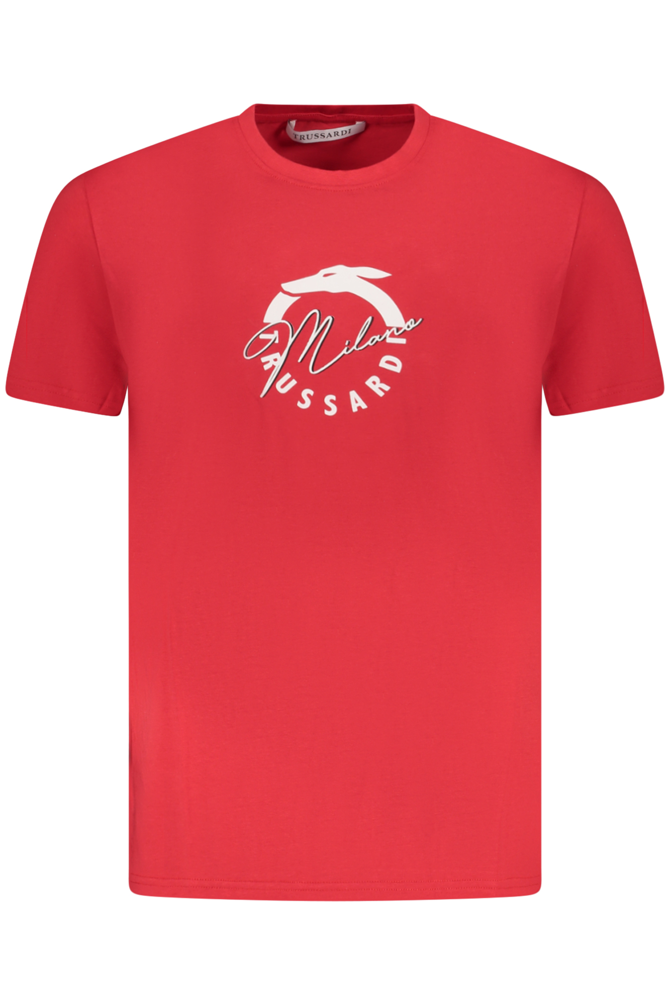 TRUSSARDI T-SHIRT MANICHE CORTE UOMO - Rosso
