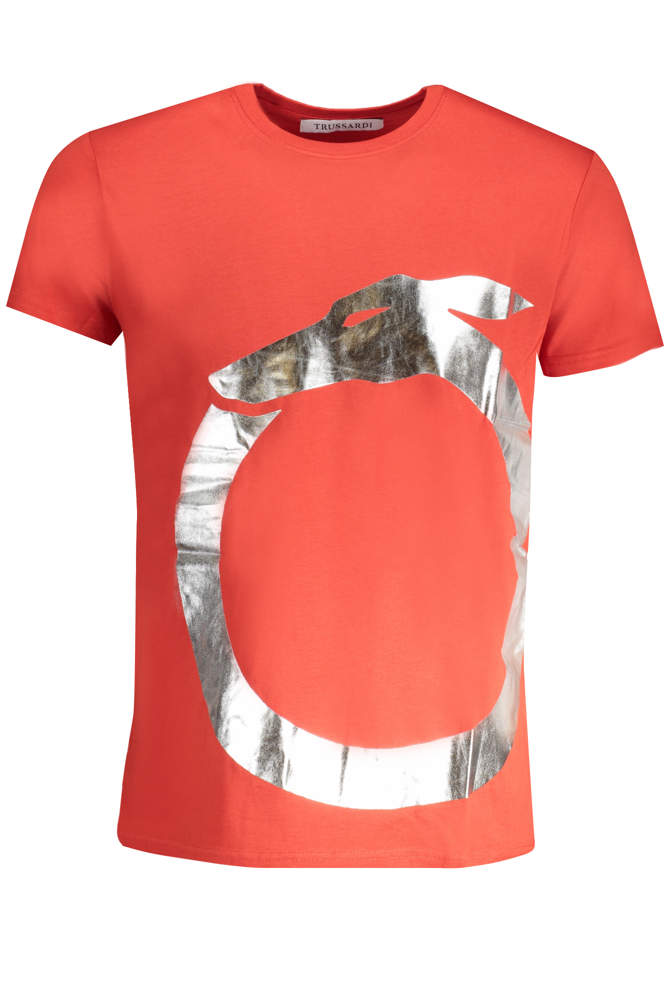 TRUSSARDI T-SHIRT MANICHE CORTE UOMO - Rosso