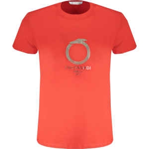 TRUSSARDI T-SHIRT MANICHE CORTE UOMO - Rosso