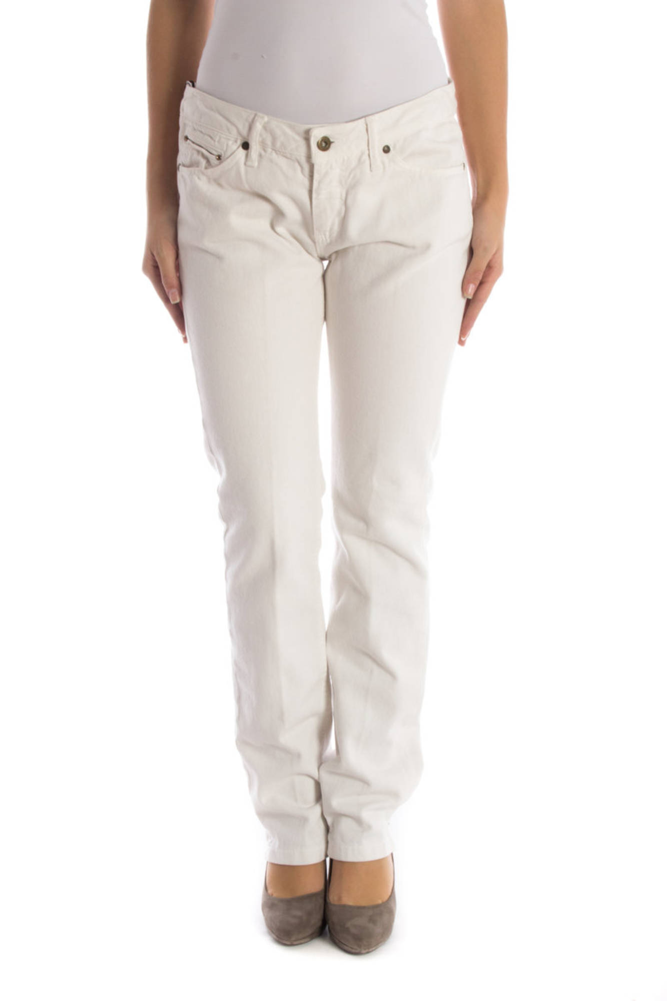 UP STAR PANTALONE DONNA - Bianco