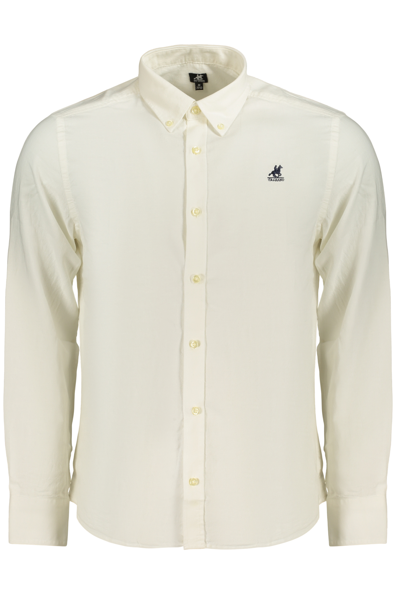 U.S. GRAND CAMICIA MANICHE LUNGHE UOMO - Bianco