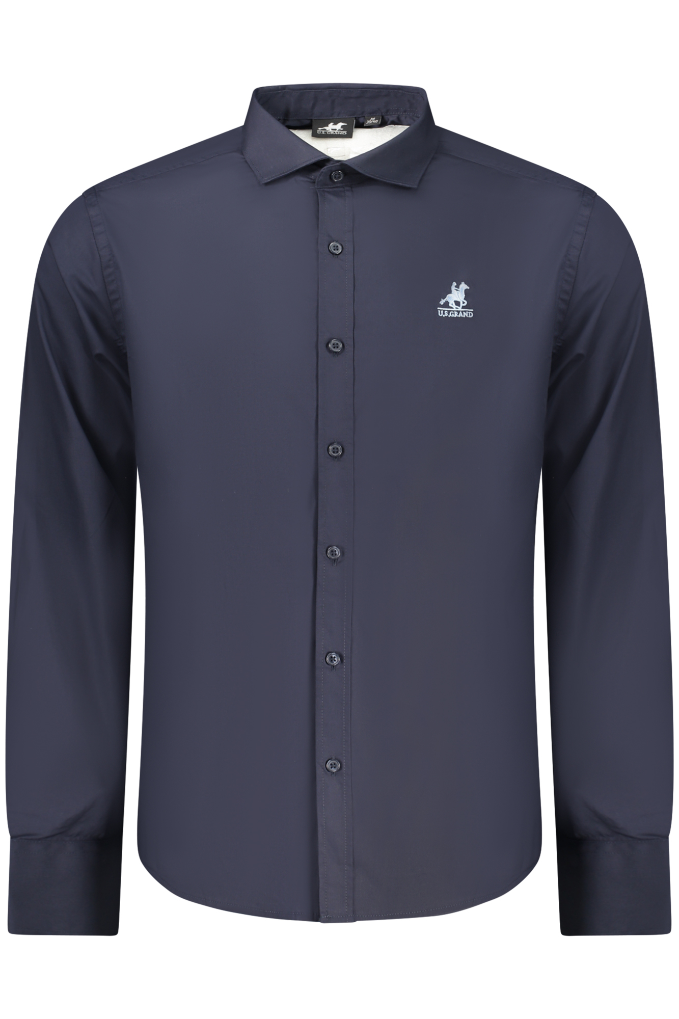 U.S. GRAND CAMICIA MANICHE LUNGHE UOMO - Blu