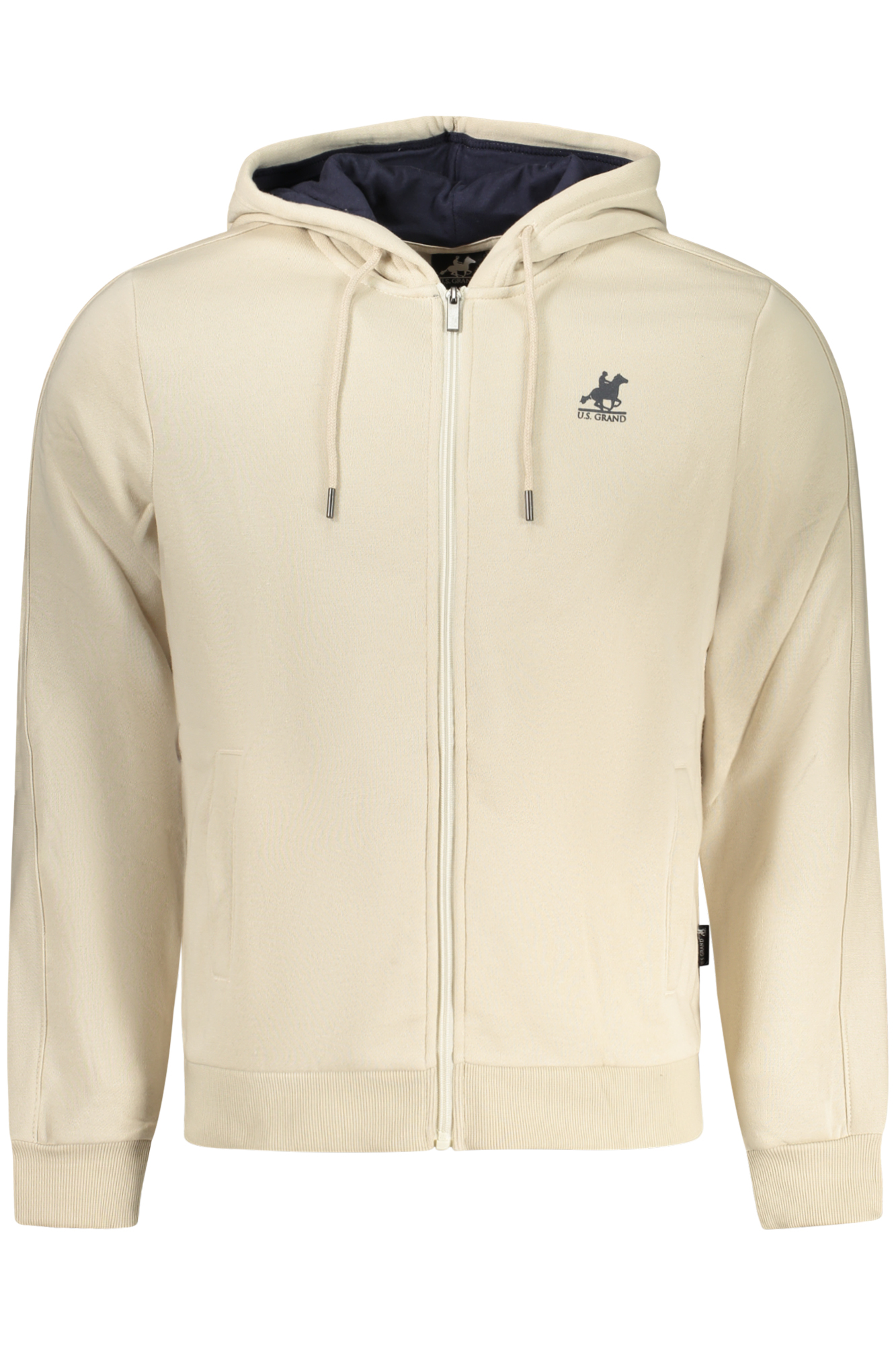 U.S. GRAND FELPA CON ZIP UOMO - Beige