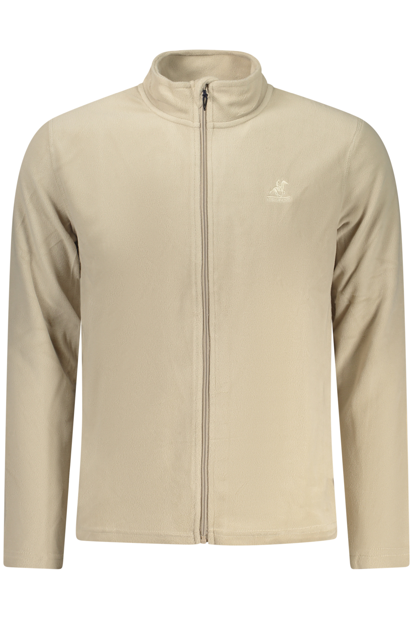 U.S. GRAND FELPA CON ZIP UOMO - Beige