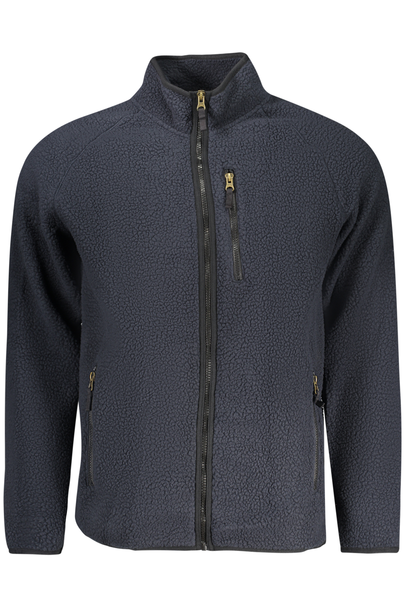 U.S. GRAND FELPA CON ZIP UOMO - Blu