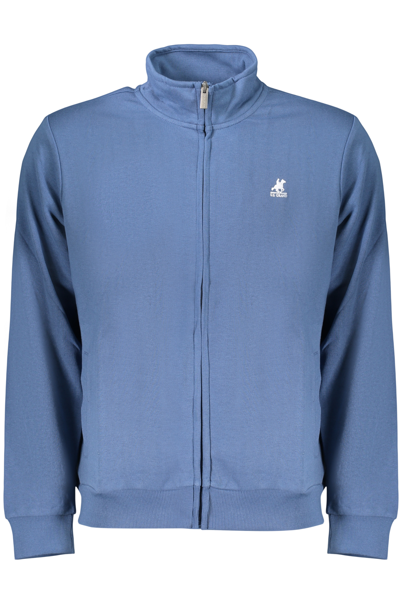 U.S. GRAND FELPA CON ZIP UOMO - Blu