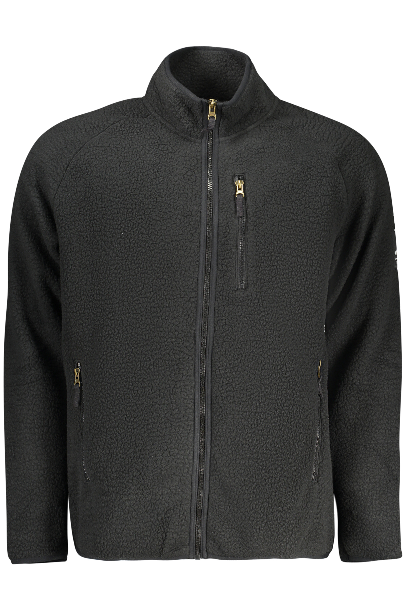 U.S. GRAND FELPA CON ZIP UOMO - Nero