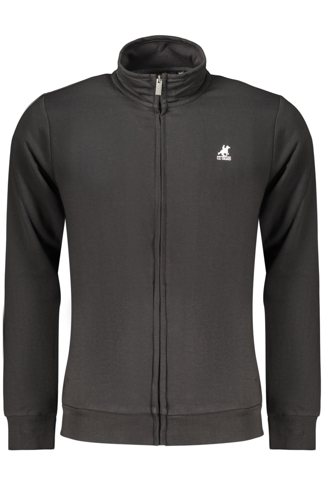 U.S. GRAND FELPA CON ZIP UOMO - Nero