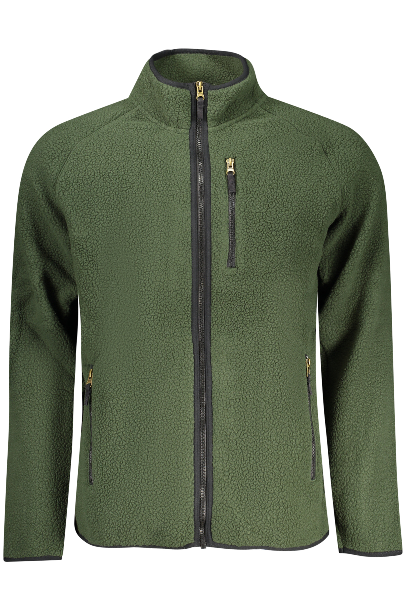 U.S. GRAND FELPA CON ZIP UOMO - Verde