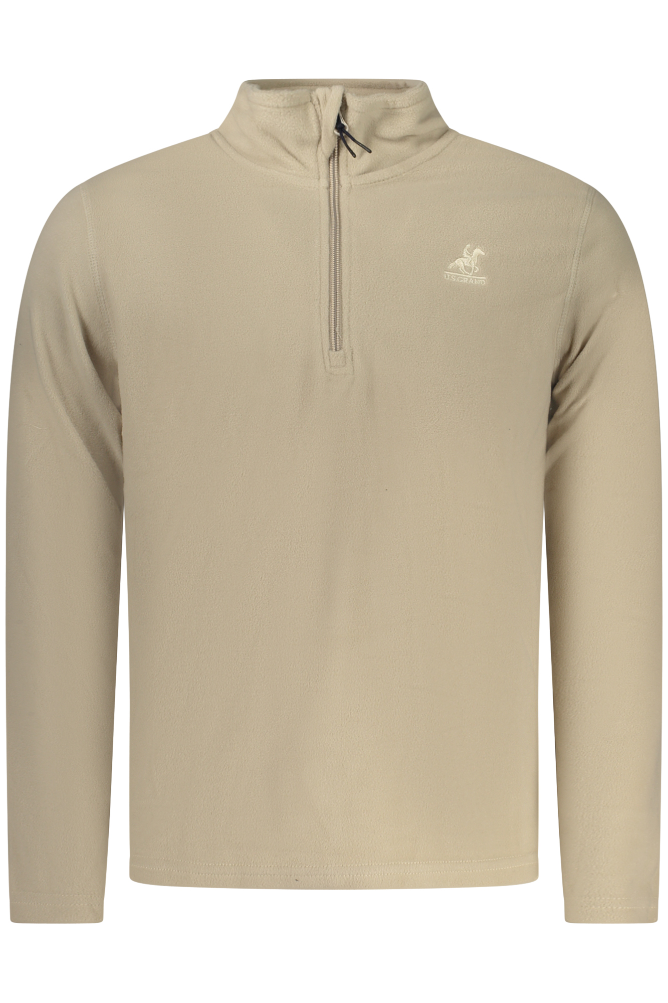 U.S. GRAND FELPA SENZA ZIP UOMO - Beige