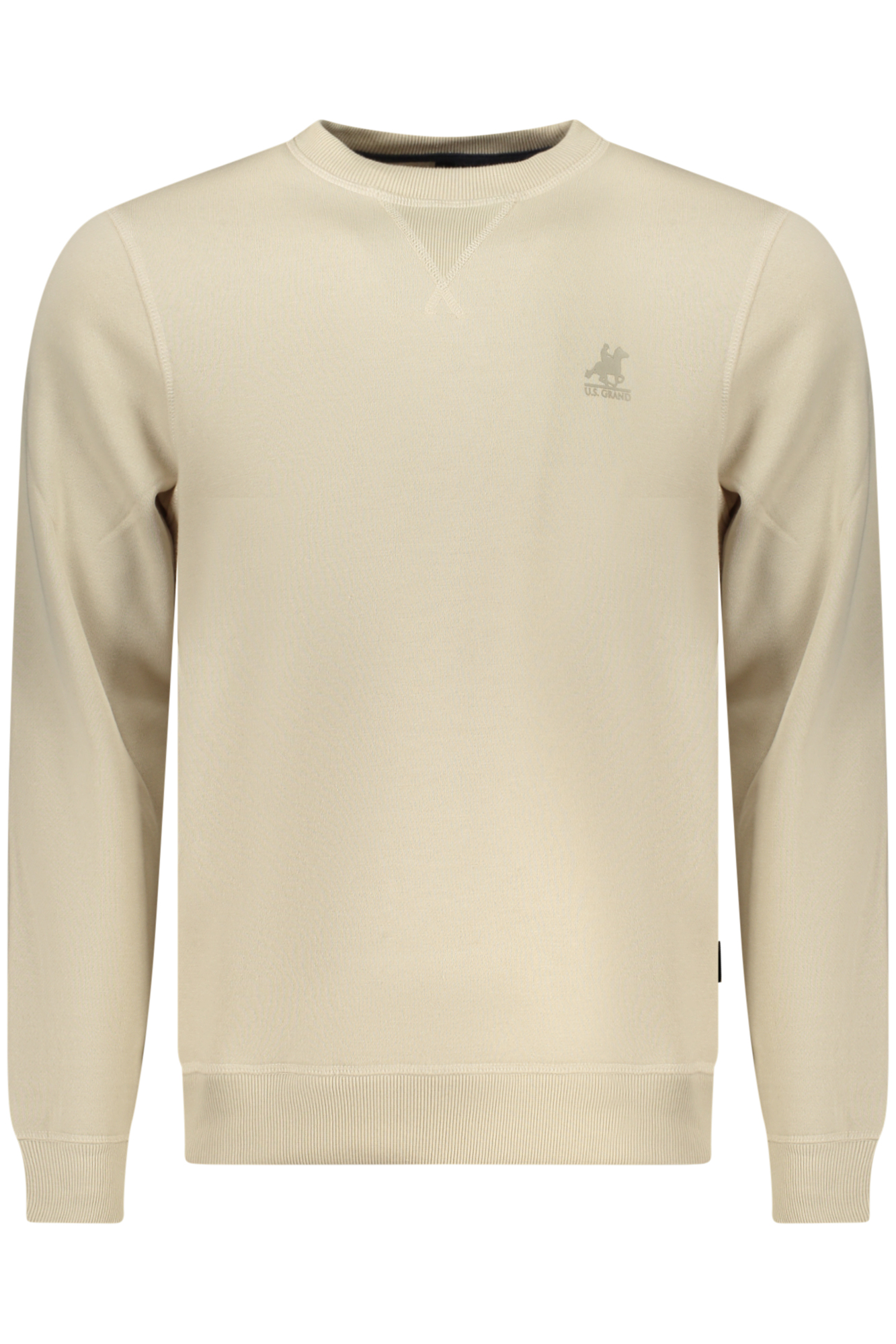 U.S. GRAND FELPA SENZA ZIP UOMO - Beige
