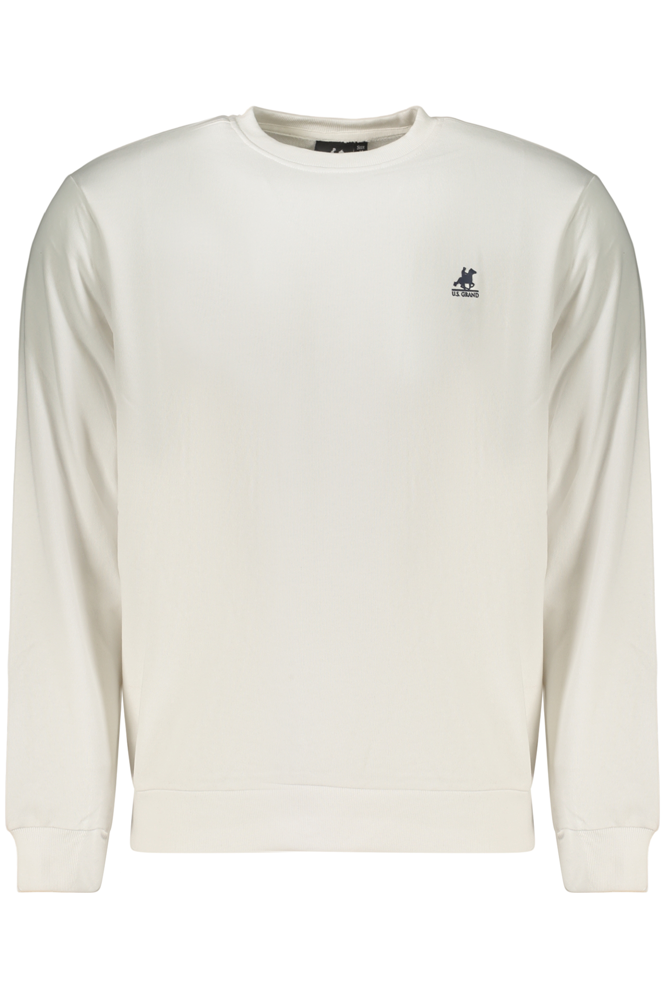U.S. GRAND FELPA SENZA ZIP UOMO - Bianco
